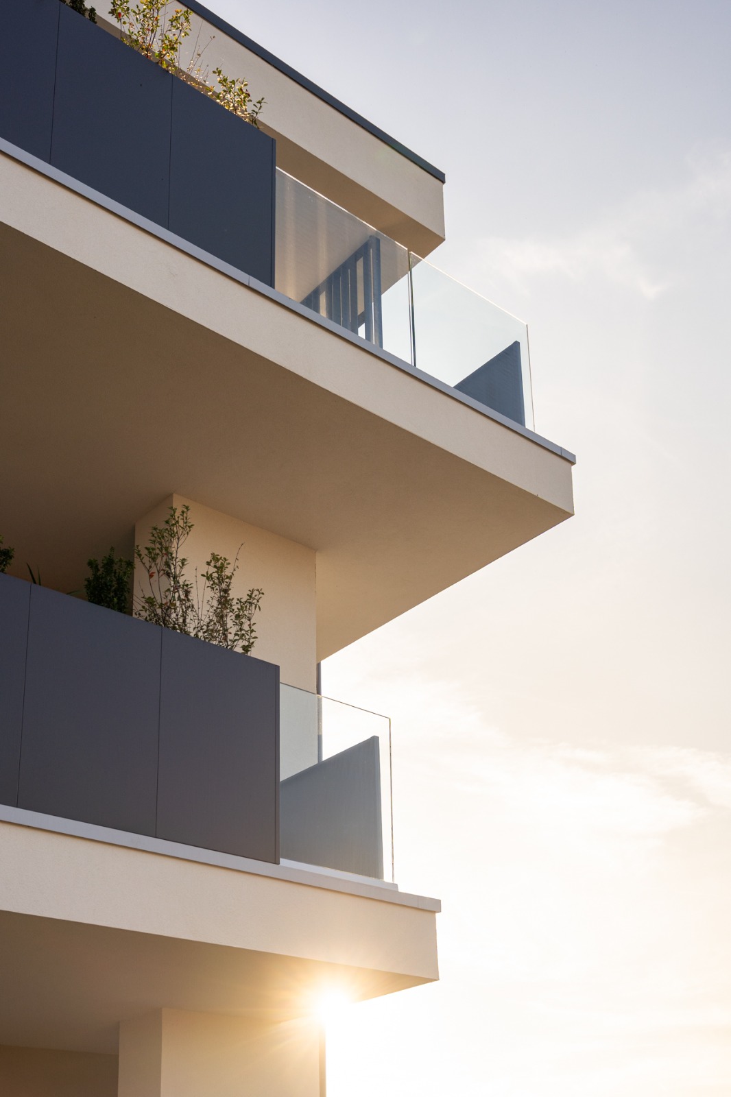 Esterno della nuova costruzione residenziale